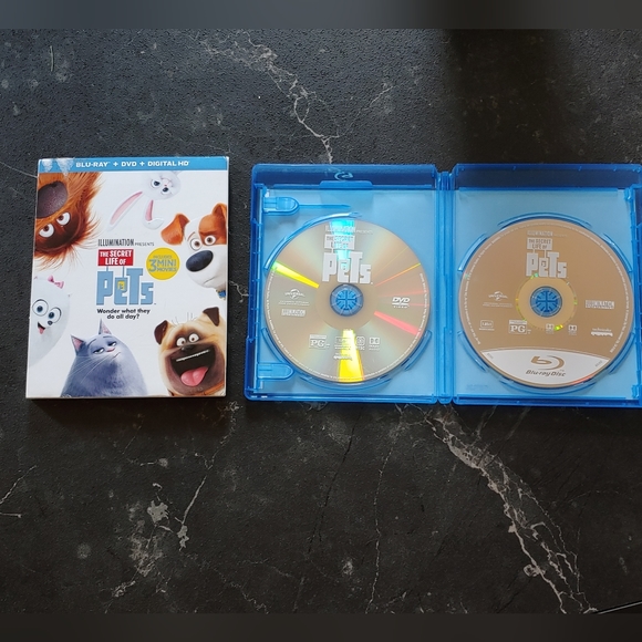 Excellent Used Condition The Secret Life of Pets Blu Ray & DVD 2 disc set - Picture 3 of 8